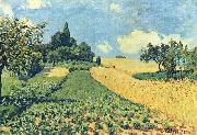 Alfred Sisley Getreidefelder auf den Hugeln von Argenteuil France oil painting artist